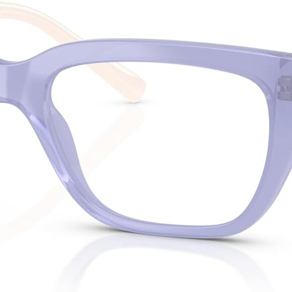 Women's Square Prescription Eyewear Frames Light Purple 53mm Durable Stylish - Picture 2 of 5